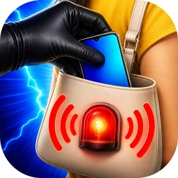 Icono de Alarma antirrobo para teléfono