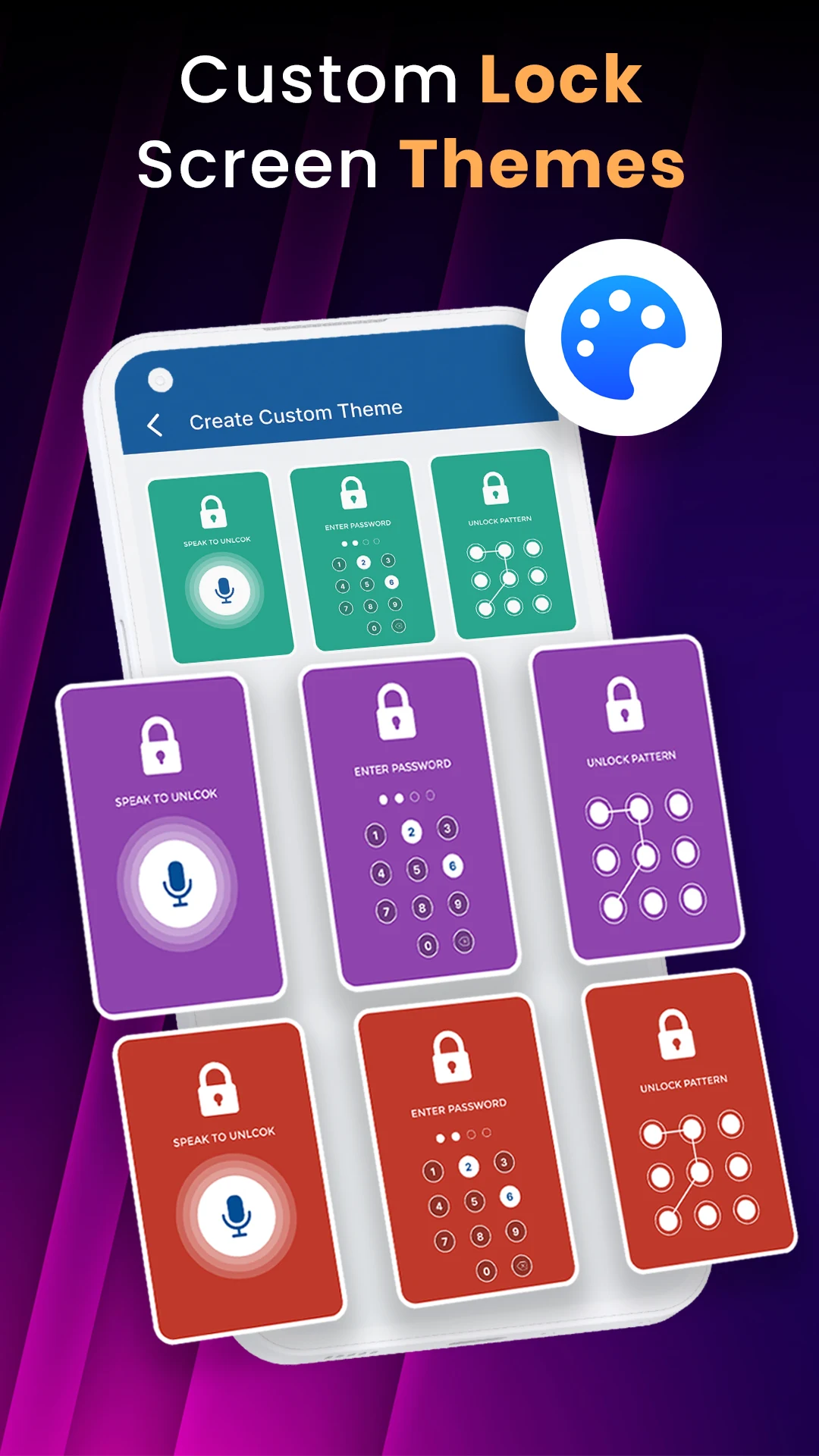 Voice Lock Screen & Phone Lock screenshot